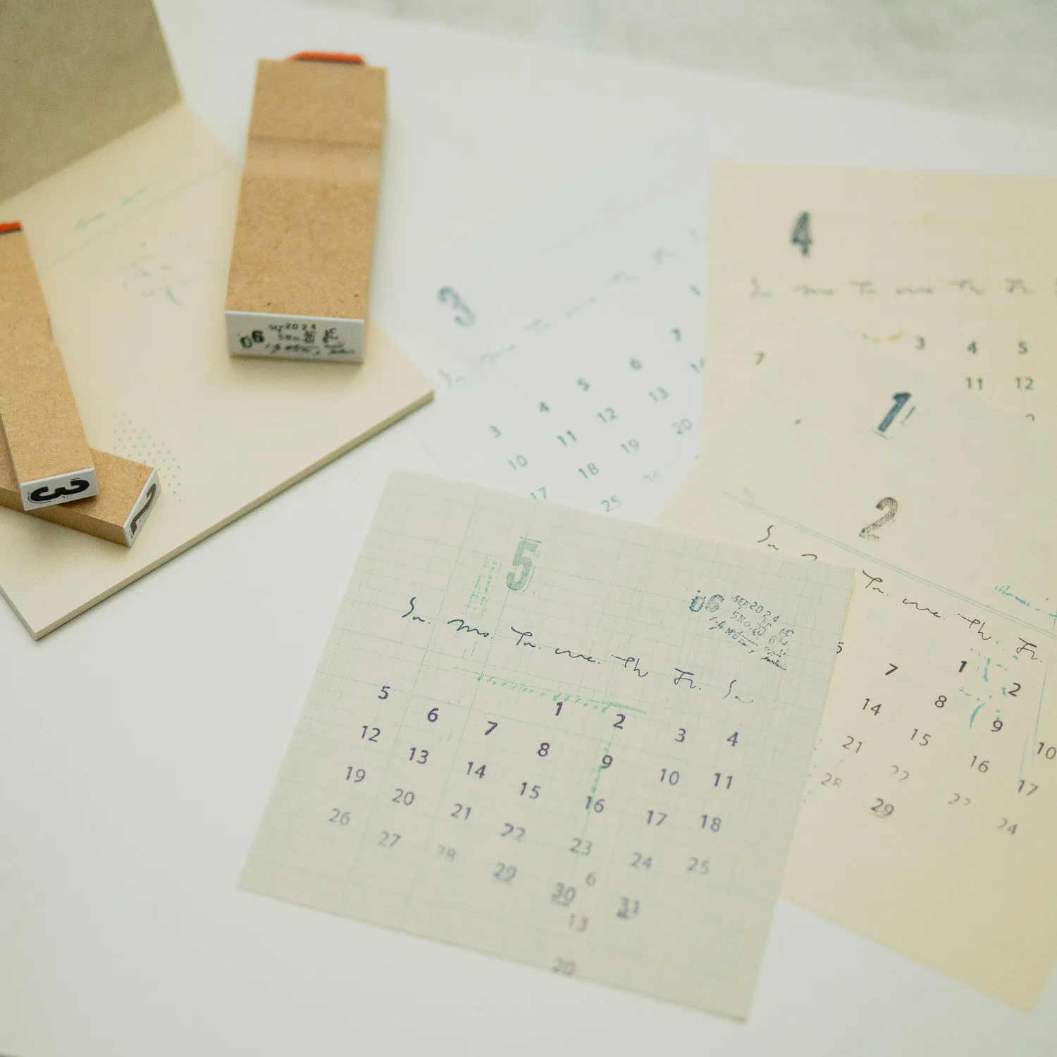 set04 カレンダー スタンプセット - 画像 (2)