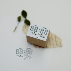 st65 スタンプ - デジタル時計