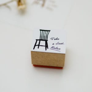 st87 スタンプ - 座って、リラックス