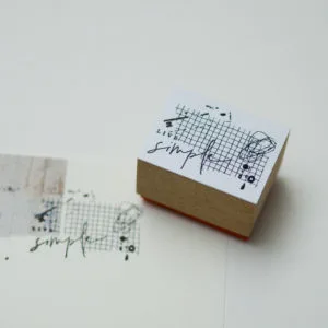 st107 スタンプ - 方眼コラージュ