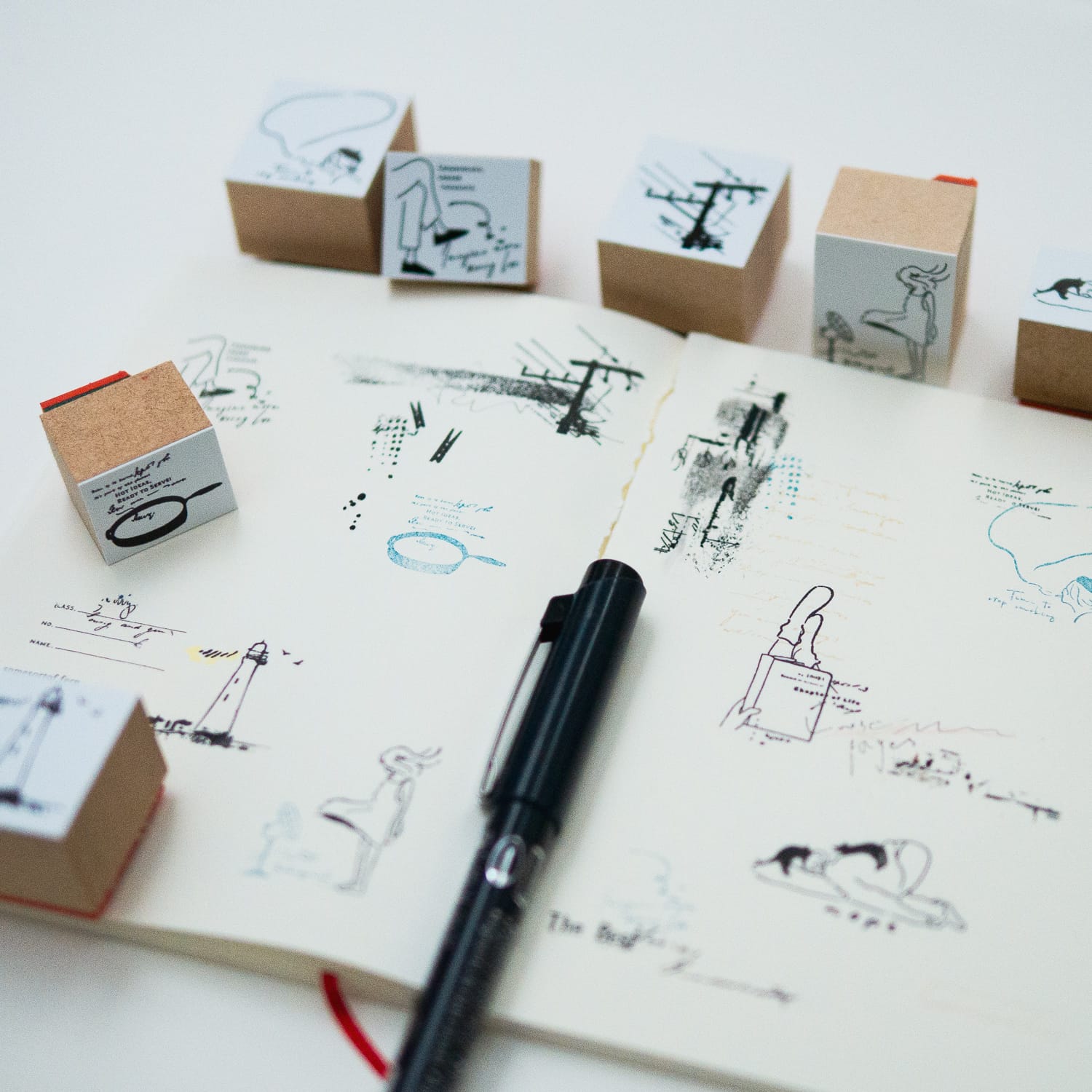 st119 スタンプ - 熱々のアイデア - 画像 (3)